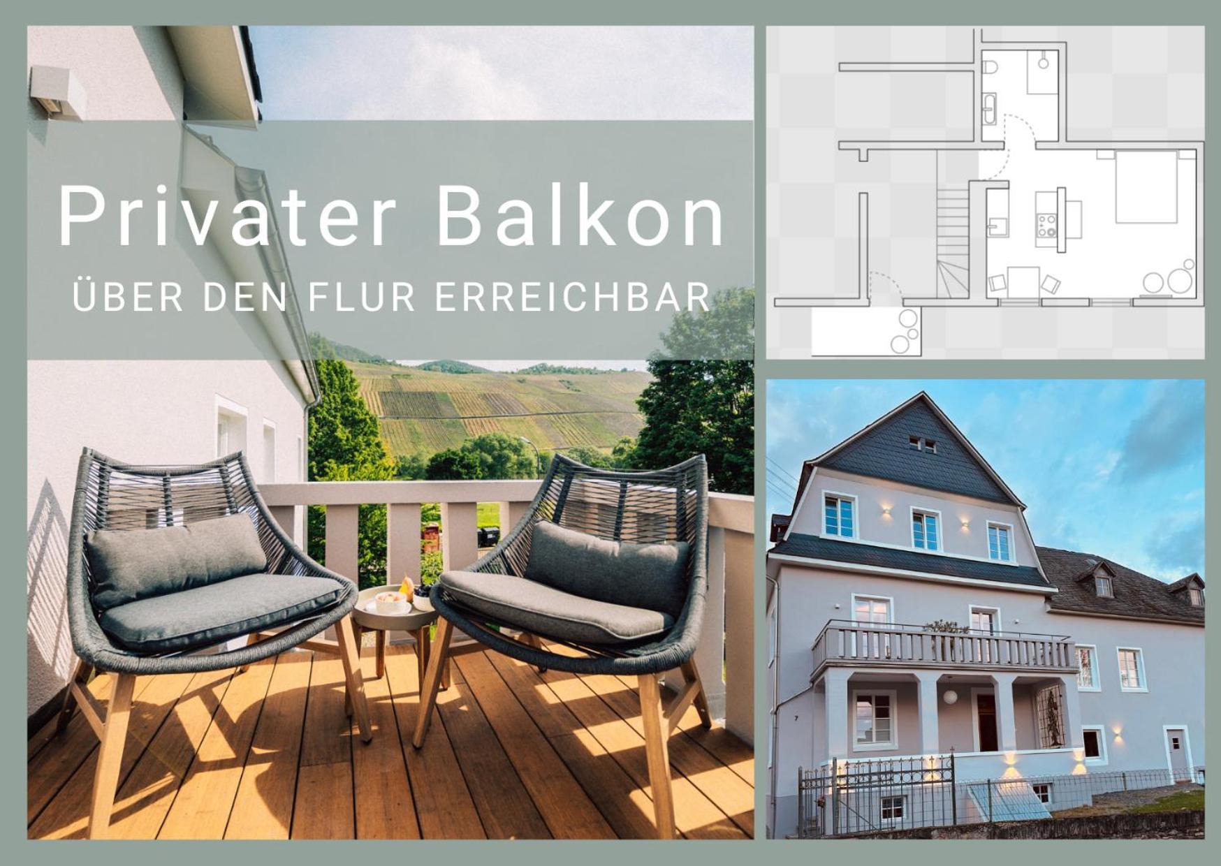 Gut Foersterlay - Exklusive Boutique Apartments Im Historischen Winzerhaus Direkt An Der Mosel Lösnich Buitenkant foto